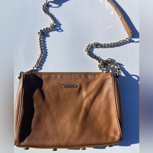 Rebecca Minkoff brown Leather Chain Shoulder Bag